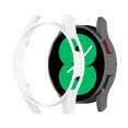 thumbnail image 4 of Estuche protector de reloj de media cubierta para PC para Samsung Galaxy Watch 4 40 mm (blanco), 4 of 7