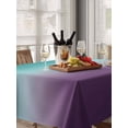 thumbnail image 6 of Teal Purple Ombre Table Cloth, Turquoise Gradient Modern Abstract Art Waterproof Tablecloth for Rectangle Tables, Reusable Washable Fabric Table Cover for Restaurant Kitchen Dining Tables 60"x102", 6 of 6