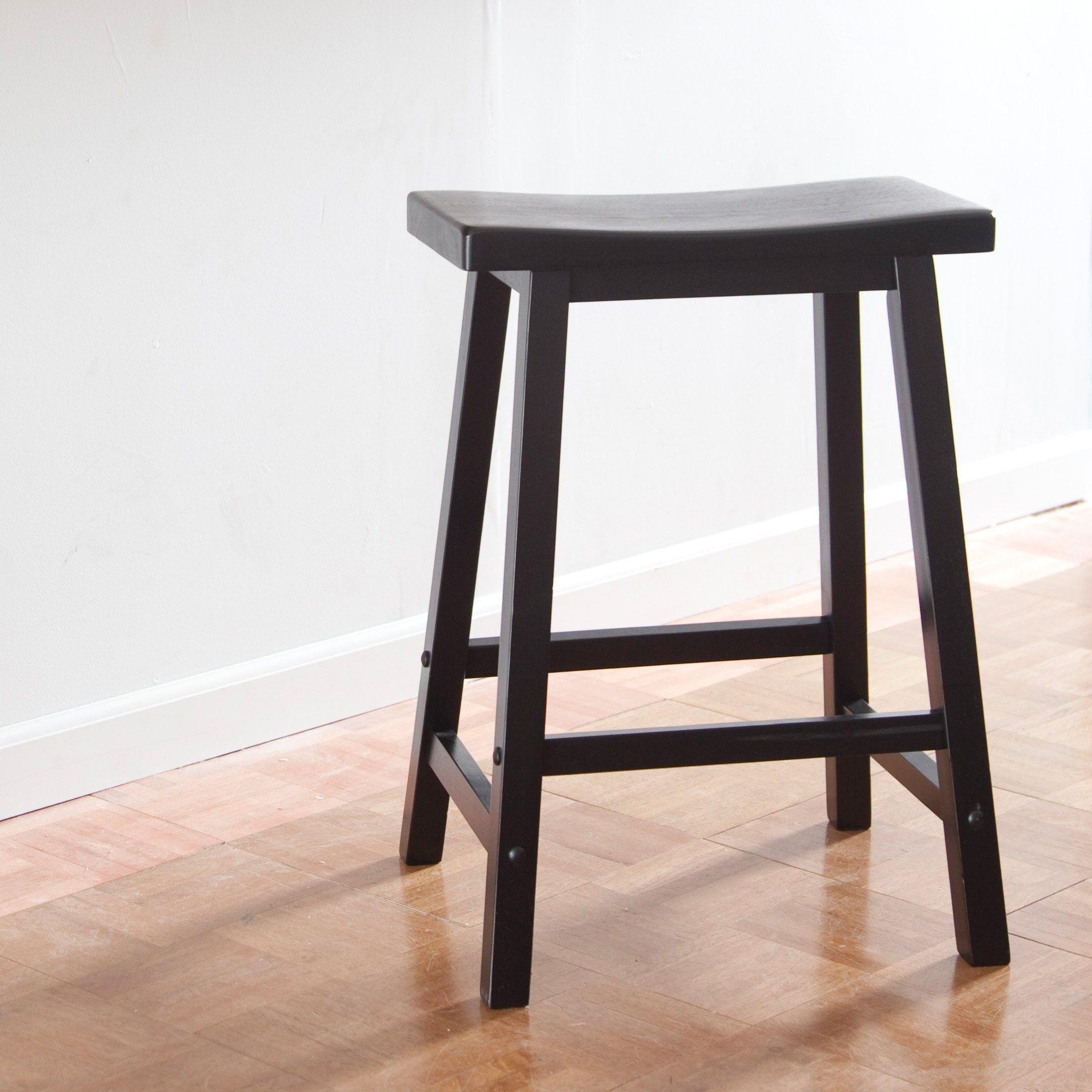 Winsome Wood 24 Inch Rta Single Saddle Seat Counter Stool Black Winsome Wood 24 Inch Rta Single Saddle Seat Counter Stool Black Com
