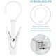 thumbnail image 3 of 2025 Latest Model 20 Pcs Metal Clip Coat Hangers Clothes Pegs, 3 of 5