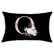 thumbnail image 2 of Xihbxyly Funda de Almohada Floral, Elegante Diseño Del Alfabeto Inglés, Suave Poliéster Color Melocotón, Ideal para Sofá Cama, Sillón, Aspecto Acogedor y Moderno, Tamaño 50 X 30 Cm, Ideal Como Regalo, 2 of 2