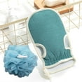 thumbnail image 3 of Cheer.US 1 Set Bath Towel Multi-use Strong Friction Fiber Scrub Wash Massage Body Exfoliator Towel for Home, 3 of 7