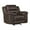 Dark Brown, variant on Lexicon Hazen Microfiber Rocker Reclining Chair in Dark brown