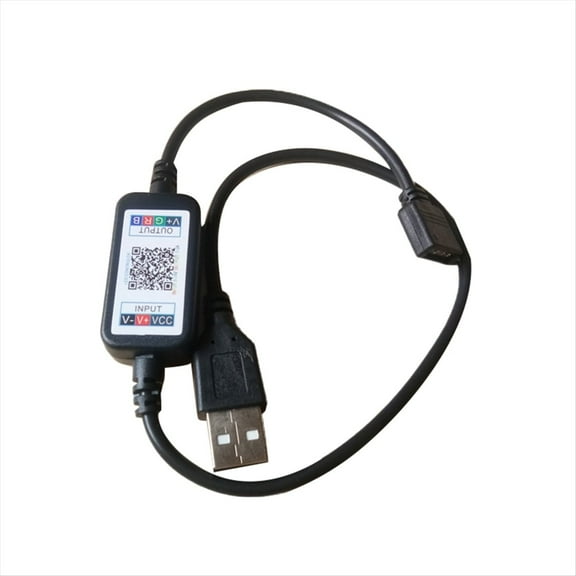 Rollbacks & More 2Pcs for LED Strip Light Mini RGB Dimmer DC5-24V Phone APP Bluetooth-Compatible USB Cable Controller