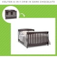 thumbnail image 4 of Full-Size Conversion Kit Bed Rails for Colton Crib by Delta Children - #0050 (Dark Chocolate - 207), 4 of 5