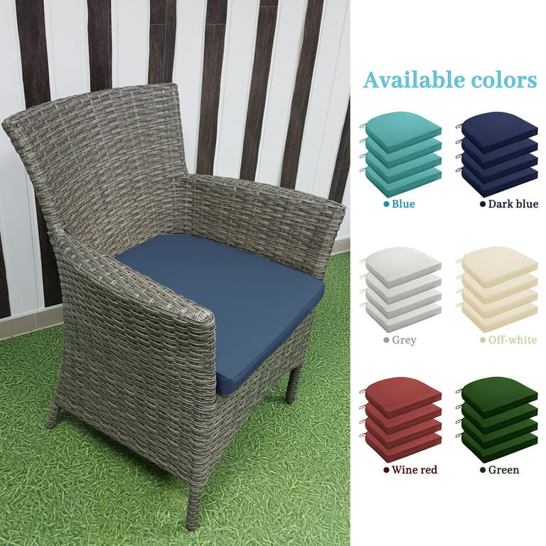 EXCEART Outdoor Chairs Outside Chair cusionshions Needle Felting Seats pad  Multi-Purpose Chair Cushion Household Chair Cushion Chair pad Felt pad