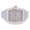 2 TONE ROSE/WHITE, variant on Custom Emperor CZ Micro Pave Watch | Stainless Steel