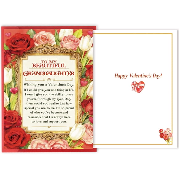 Tarjeta de San Valentín Bestmelo para nieta