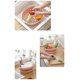 thumbnail image 4 of Juego de coladores de frutas de silicona plegables 2 en 1 para cuencos grandes, verde, 4 of 5