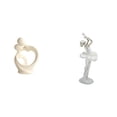 thumbnail image 1 of Estatua abstracta,Estatua de resina para decoración del hogar,escultura de pareja,Figura de escritorio,Estatua de bailarina,adorno de escritorio,decoración del hogar,Estatua de bailarina, 1 of 8