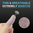 thumbnail image 6 of Mobile Gaming Finger Sleeves, Controller Finger Thumb Sleeve Gloves Pink, Anti Sweat Breathable, Pack of 20, 6 of 6