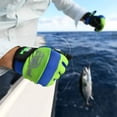 thumbnail image 5 of Fish Monkey FM19-NGRROY-2XL EasyWork Waterman Glove, Non Slip PVC, 5 of 7