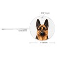 thumbnail image 3 of WIRESTER (2 Pack) Large 3 inch Acrylic Ready to Hang Ornament, Hanging Ornaments for Christmas Tree Holidays Party Home Office Xmas Tree Decoration Gift - Black Tan German Shepherd, Basset Hound Dogs, 3 of 7