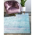 thumbnail image 7 of Unique Loom Abstract Traditional Area Rugs, Blue, 7 of 7