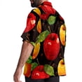 thumbnail image 3 of Fruit Men's Short Sleeve Button Down Casual Beach Printed Shirts, 3 of 6