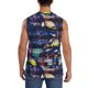 thumbnail image 4 of Balery Sea Inhabitans and Herb Camisetas sin mangas para hombre, absorbe la humedad y protege contra el mal olor.-3X-Large, 4 of 7