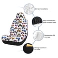 thumbnail image 6 of Sikiie Cartoon Monster Trucks1 Car Seat Covers 2PCs Front Car Seat Covers Universal fit for Most Cars SUVs and Trucks-2 PCS, 6 of 9