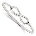 thumbnail image 1 of Sterling Silver Infinity Bangle Bracelet (Weight: 7.86 Grams, Length: 7 Inches), 1 of 2