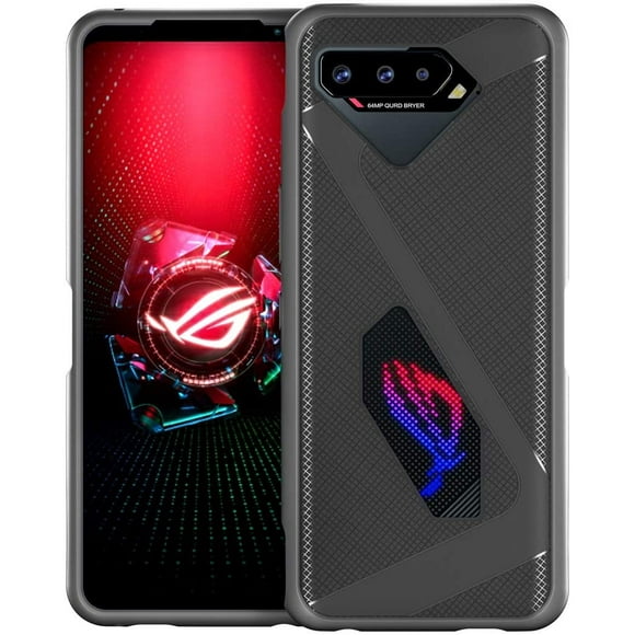 Gaming Phone Case for ASUS ROG Phone 5 Heat Dissipation Cover Silicone and TPU Cover Unique Shape Case for Men and Women Ultra Sl