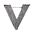 thumbnail image 4 of Thinsony 1/2/3/5 Baroque Trendy V-shaped Pin - Exquisite Electroplating Process Clothes Accessories silvery 5PCS, 4 of 6