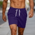 thumbnail image 4 of jjayotai Shorts for Men Drawstring Elastic Waist Shorts Athletic Gym Workout Casual Shorts for Running Pajama Lounge, 4 of 6