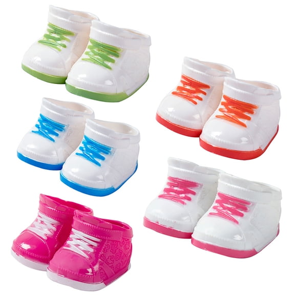 Doll Shoes Mini Fashion 5 Pairs Doll Sport Shoes Dolls Accessories for 18in Doll