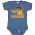 thumbnail image 3 of Inktastic Thanksgiving Sassy Lil Pumpkin with Fall Leaves Girls Baby Bodysuit, 3 of 5