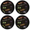 thumbnail image 2 of Silicone Non-Slip Drink Coasters with Removable Printed Absorbent Felt Pad - Set of 4 - Happy Halloween, 2 of 3