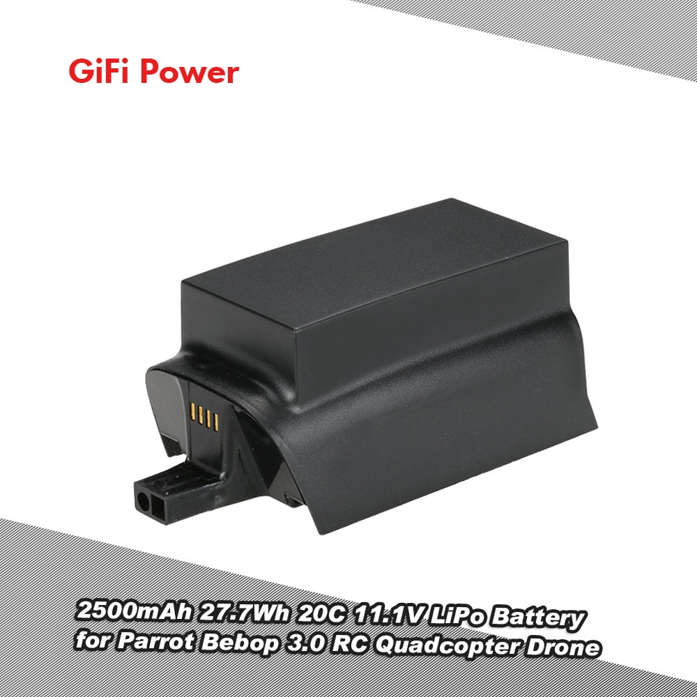 GiFi Power 2500mAh 27.7Wh 20C 11.1V LiPo Battery for Parrot Bebop 3.0