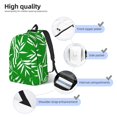 thumbnail image 3 of Disketp Bamboo Canvas Backpack Lightweight Travel Daypack Student Rucksack Laptop Backpack-Small, 3 of 5