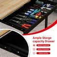 thumbnail image 3 of 60 In Adjustable Workbench with Power Outlet Drawer and Pegboard 2000 lbs Heavy Duty Garage Work Table with Adjustable Height and Hooks, 3 of 9