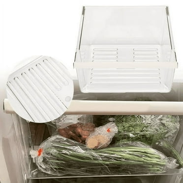 Ecotric Crisper Drawer for Whirlpool Kenmore Refrigerator Upper Bin with Humidity Control Replaces 2188656