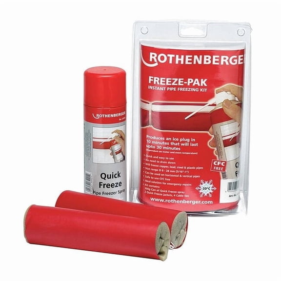 Rothenberger Pipe Freezing Spray Kit,304mL Capacity 1500003034