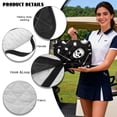 thumbnail image 6 of Uorisanigo Golf Skull Golf Cart Seat Covers Fits for EZGO, Club Car, Yamaha and More, Non-Slip Golf Cart Seat Towel Blanket with Storage Pockets Keeps Seats Comfortable and Clean, 6 of 7