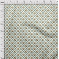 thumbnail image 3 of oneOone Viscose Chiffon Fabric Diamond|Leaves & Rose Floral Print Fabric BTY 42 Inches Wide, 3 of 4