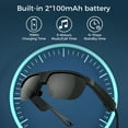 thumbnail image 4 of Alpha Digital Polarized UV400 Bluetooth Smart Glasses with Open-Ear Audio, Built-in Mic, IP65 Waterproof, 5-Hour Battery, 4 of 9