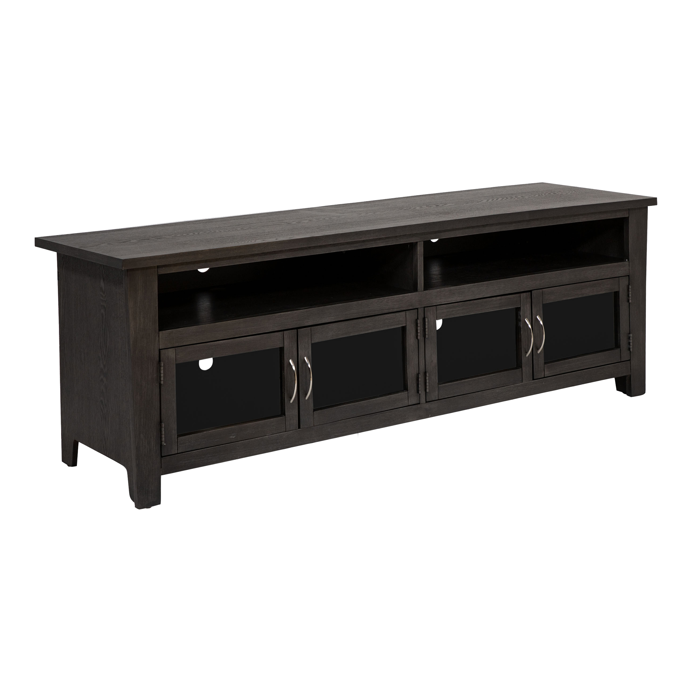 Furniture of America Stevens TV Stand for TVs up to 80", Gray