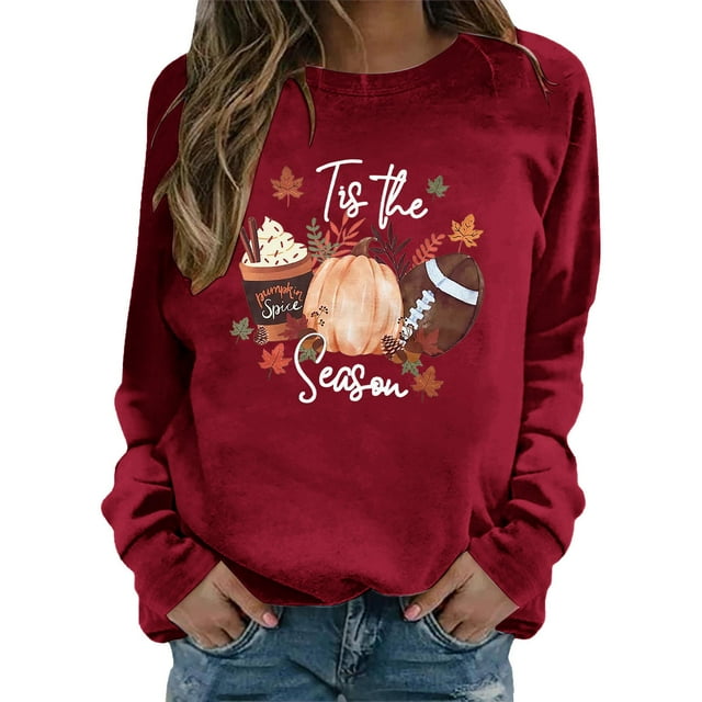 Chandail à Capuche Sans Capuche pour Femmes Mode Décontractée Confortable Chandail Imprimé Lettres Anglaises, Taille:S