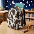 thumbnail image 3 of Jeiento Brown Cow Print 17 Inch Kids Schoolbag and Backpack Set 4-Piece Lunch Bag Pencil Case Water Bottle Holder Lightweight Tear-Resistant Large Capacity Book Bag, 3 of 7