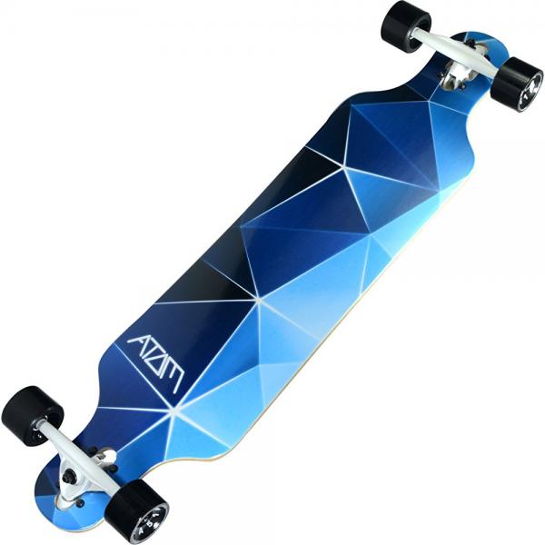 Atom Mini Retroh Molded Skateboard Yellow, 21.5-Inch