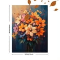 thumbnail image 3 of Qisvanset 12x16 Inch Retro Flower Psalm Canvas Wall Art, Colorful Scripture Art Gift for Household Interior, 3 of 8