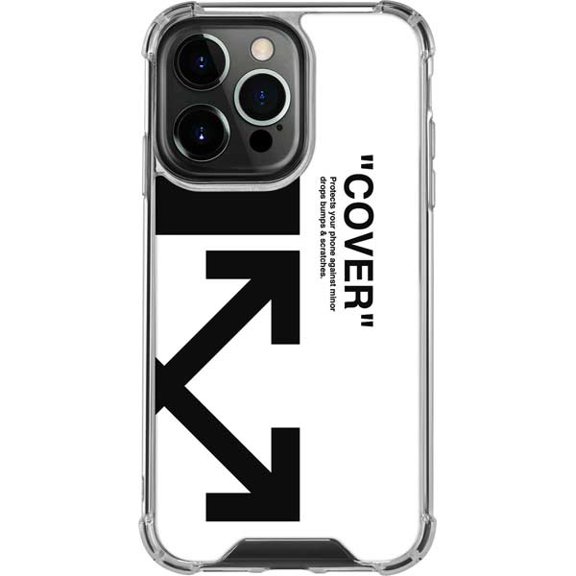 Skinit Black and White Arrows iPhone 14 Pro Clear Case