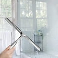 thumbnail image 3 of Set Of Glass Wiper Wipers For Car Shower Wipers For Glass Door And Window Wipers Silver Alloy Cleaning Brush 2 Pack For Household And Vehicle Use, 3 of 4