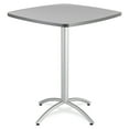 thumbnail image 2 of Iceberg CaféWorks Bistro Table, 42" Square, Gray, 2 of 2