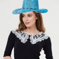 thumbnail image 7 of Slccxzc Sparkly Sequin Cowboy Hat Glitter Western Party Hat, 7 of 7