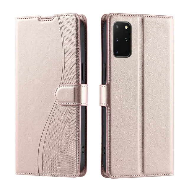 Samsung Galaxy S20 Plus 5G Étui, Portefeuille en Cuir Pu Couverture Rabattable Support Magnétique