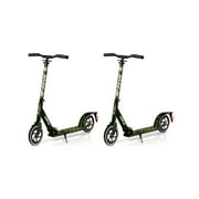 Hurtle Renegade Foldable Teen and Adult Commuter Kick Scooter, Camo (2 Pack)
