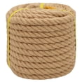 thumbnail image 4 of Twisted Manila Rope Jute Rope (3/4 in x 50 ft) Natural Thick Hemp Rope for Crafts, Railings, Hammock, Decorating, 4 of 4