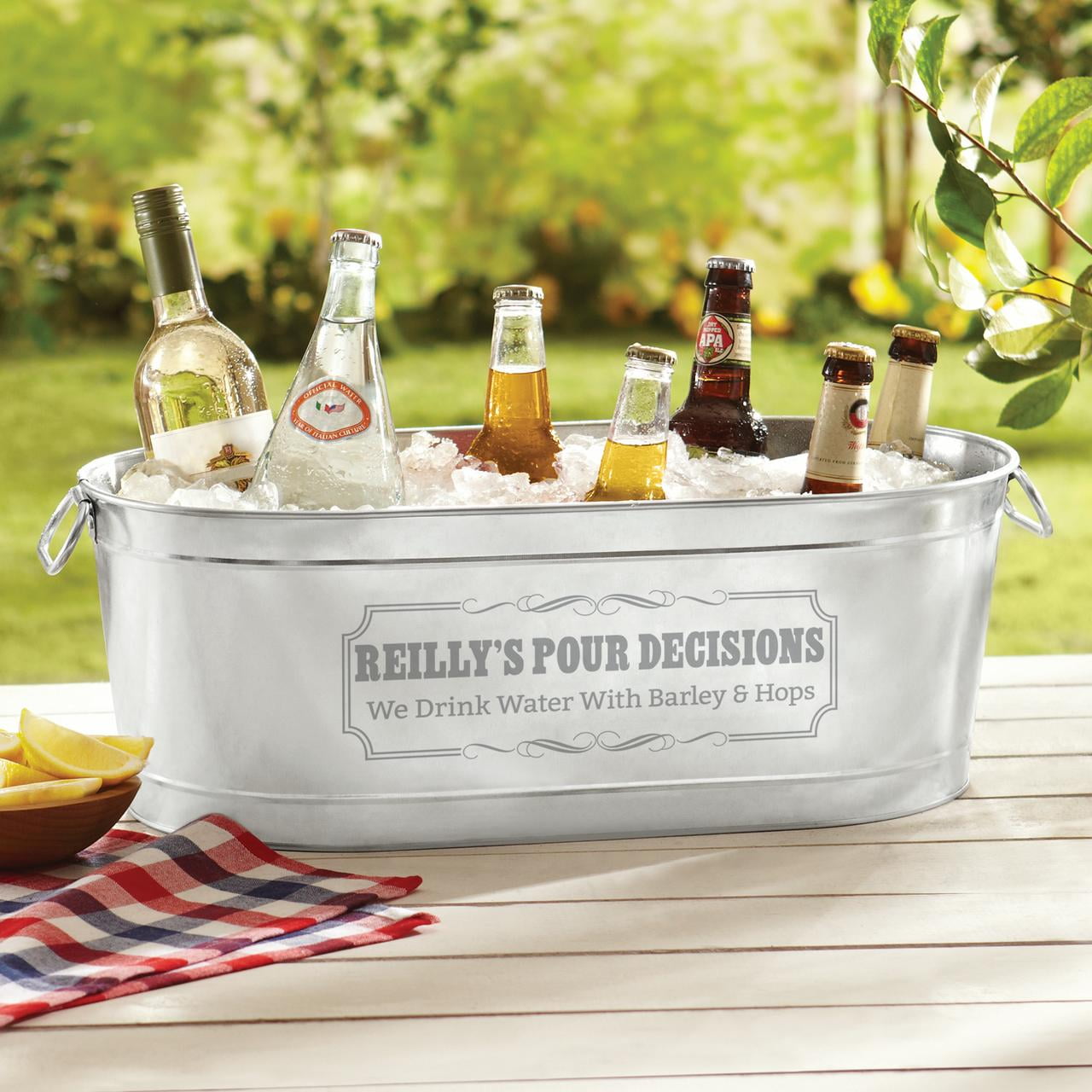 Personalized Create Your Own Beverage Tub or Tub with Stand – BrickSeek