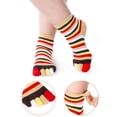 thumbnail image 3 of Calcetines SATINIOR de algodón separados por todos los dedos, 6 pares, 3 of 7